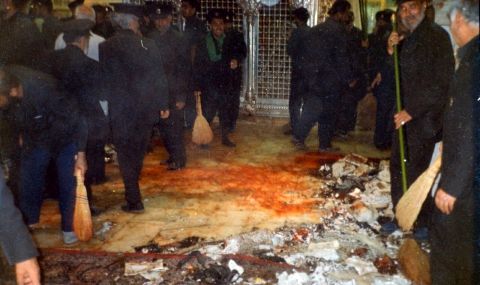 انفجار بمب در حرم امام رضا(ع) +عکس