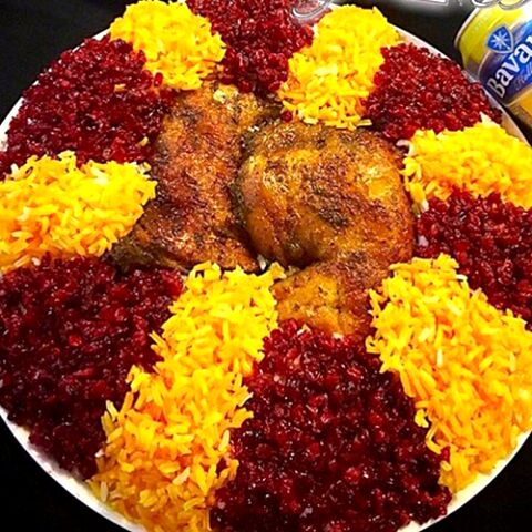 طرز پخت زرشک پلو با مرغ