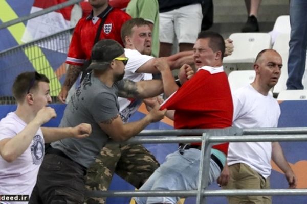 کتک خوردن هوادار کروات توسط آرژانتینی‌های خشمگین