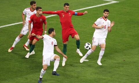 دفع پنالتی رونالدو توسط بیرانوند
