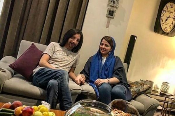عکس فرهاد ایرانی و همسرش