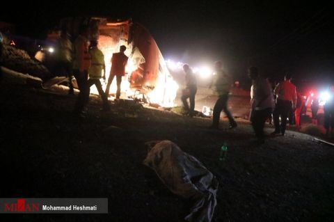 اسامی قربانیان سانحه خونین جاده سبزوار-نیشابور اعلام شد