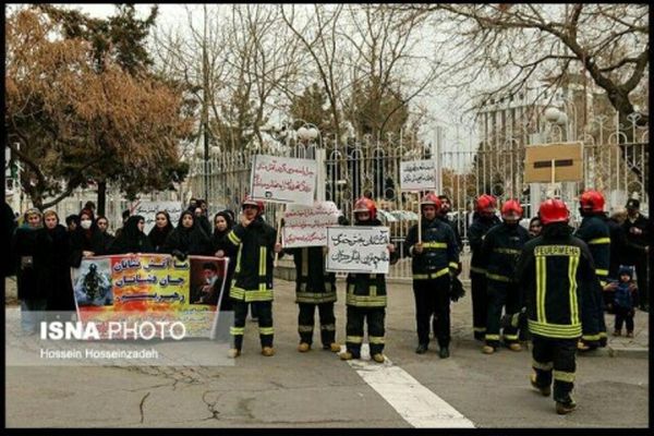 نه به خصوصی‌سازی آتش‌نشانی