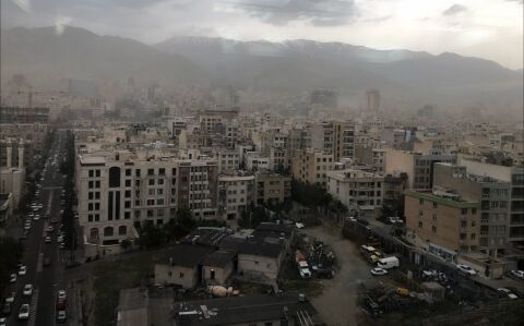 تندباد تهران ۱ کشته و ۷۵ زخمی بر جا گذاشت