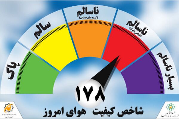 استمرار آلودگی هوای مشهد