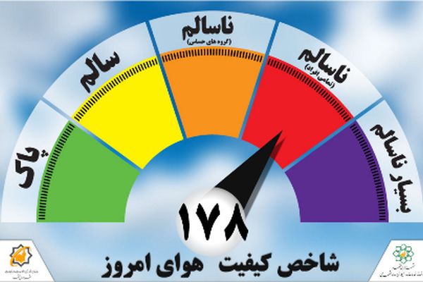 استمرار آلودگی هوای مشهد