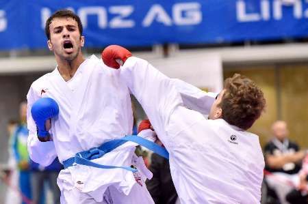 بهمن عسگری فینالیست لیگ جهانی کاراته