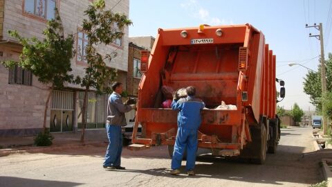 ماشین حمل زباله با شعاری جدید