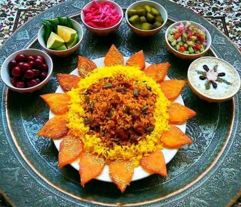 طرز تهیه لوبیا پلو با گوشت تکه ای