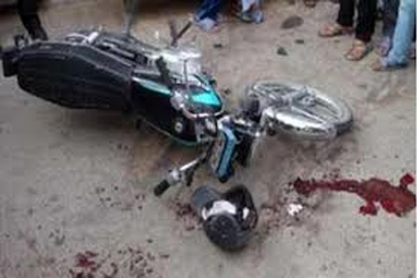 تصادف مرگبار به دلیل سرعت دیوانه وار موتورسوار
