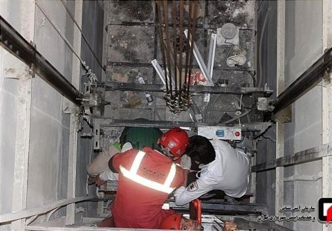سقوط هولناک آسانسور حادثه آفرید