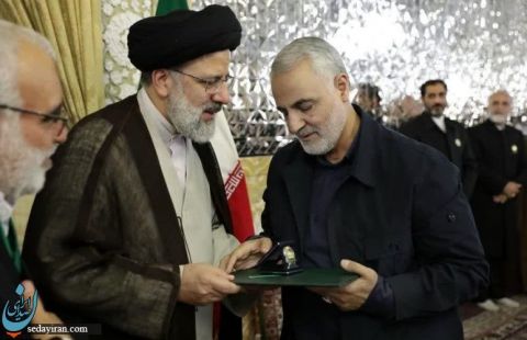سردار سلیمانی خادم امام رضا(ع) شد