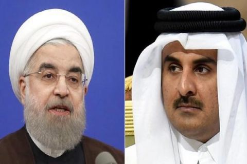 حمایت روحانی از قطر خبر اول رسانه های عربی شد