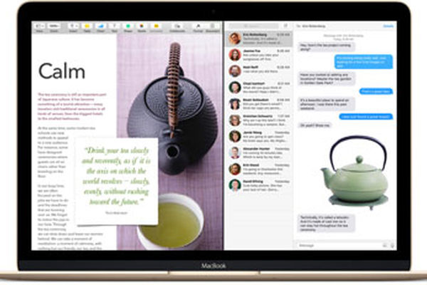 تقسیم صفحه نمایش به دو قسمت در مک