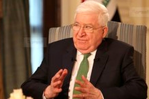 واکنش فواد معصوم به حملات موشکی ایران به محل استقرار تروریست‌ها