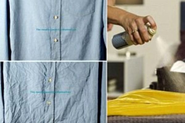 با این اسپری لباسها را اتو کنید!