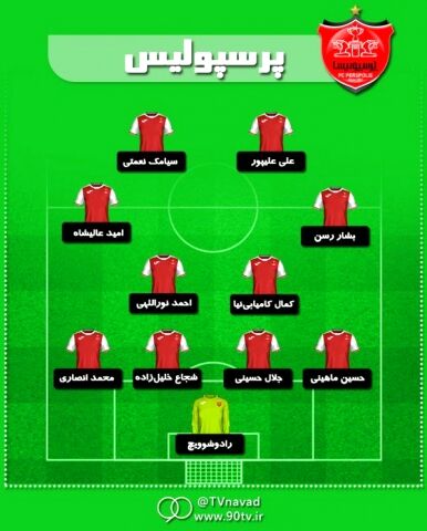 ترکیب احتمالی پرسپولیس مقابل استقلال خوزستان اعلام شد