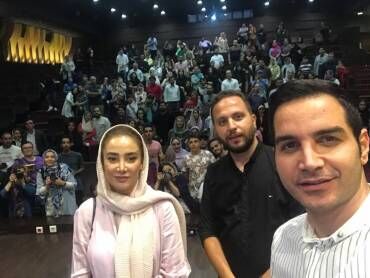 محسن یگانه کنار بهاره افشاری+عکس