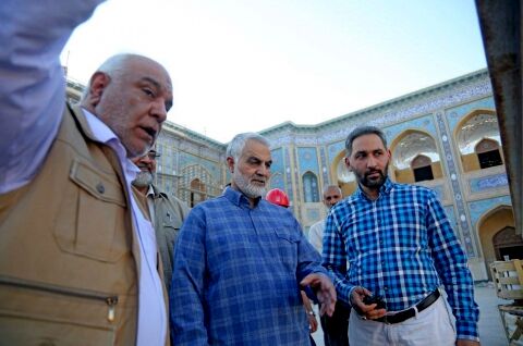 بازدید "سردار سلیمانی" از بزرگترین پروژه عمرانی مذهبی جهان اسلام