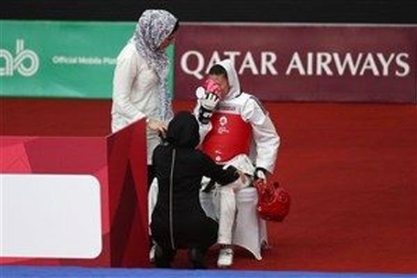 اشک های دختر تکواندوکار بعد از کسب مدال برنز