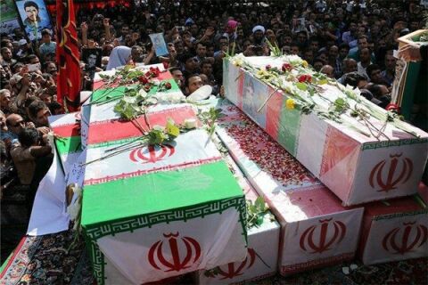پیکر مطهر 9 شهید گمنام دفاع مقدس در مشهد تشییع می‌شود