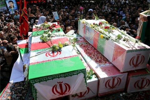 پیکر مطهر 9 شهید گمنام دفاع مقدس در مشهد تشییع می‌شود