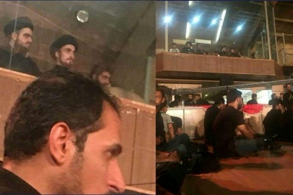 عذرخواهی سید احمد خمینی برای حضور خاصش در یک هیات