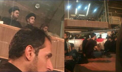عذرخواهی سید احمد خمینی برای حضور خاصش در یک هیات