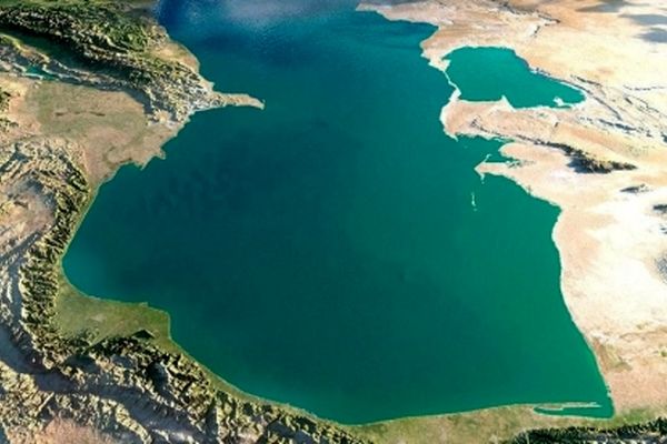 ارتفاع آب دریای خزر یک متر کم شد