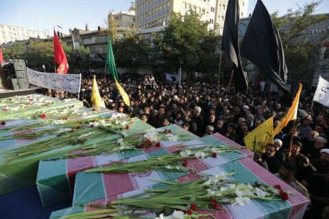 تشییع پیکرهای مطهر شهدا در مشهد