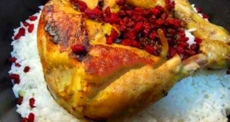 زرشک پلو و مرغ با طعمی باورنکردنی