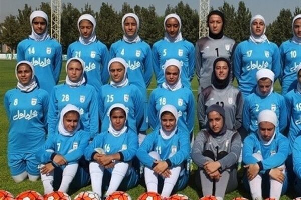 فوتبال دختران جوان ایران و اردن دیدارهای دوستانه برگزار می‌کنند