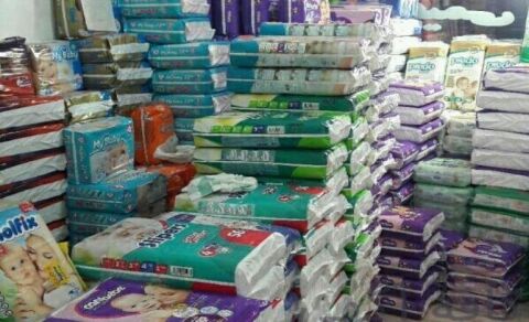 پنج انبار پوشک بچه در درگز کشف شد