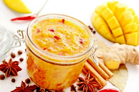 طرز تهیه سس انبه مخصوص فلافل