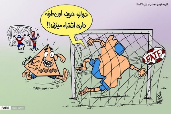 گل به خودی مجلس، با توپ FATF