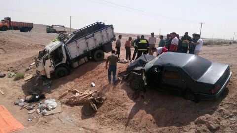 حادثه رانندگی در سبزوار 2 مصدوم داشت