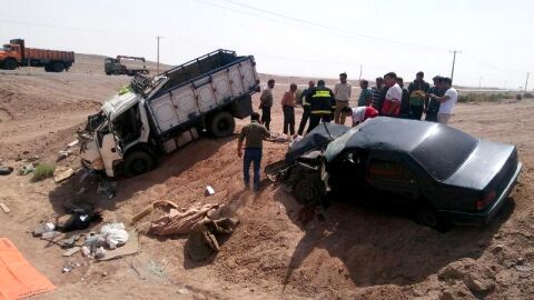 حادثه رانندگی در سبزوار 2 مصدوم داشت
