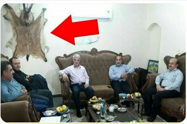 تصویری جنجالی از دورهمی مسئولان محیط زیست!