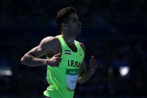سومی تفتیان در دوی ۱۰۰ متر مرحله دوم لیگ