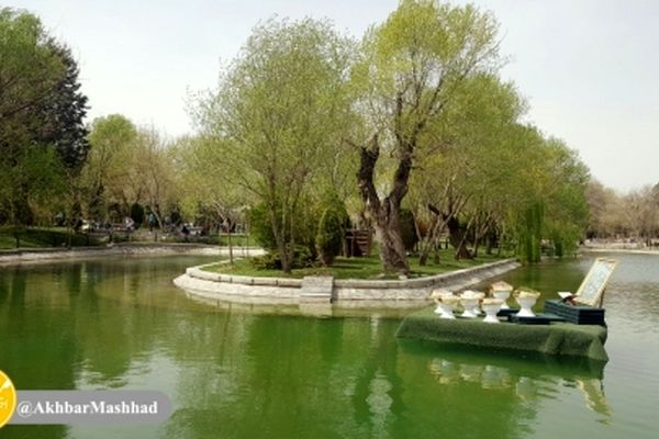 هوای دل‌انگیز پاییز در پارک ملت مشهد