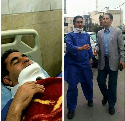خبرنگار صدا و سیما کُتک خورد