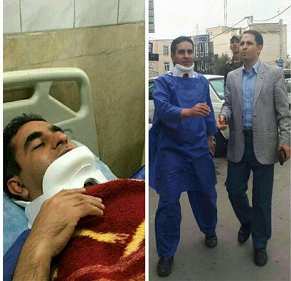 خبرنگار صدا و سیما کُتک خورد
