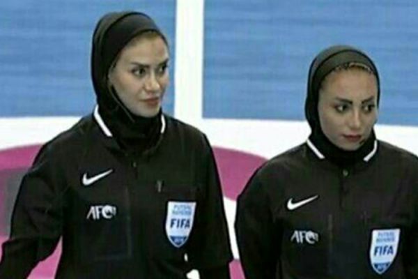 قضاوت بانوی ایرانی در مسابقات المپیک + عکس