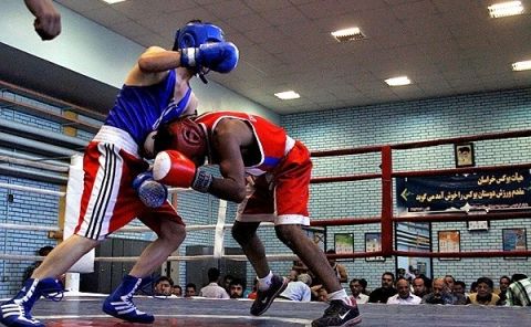 بوکسورهای خراسان رضوی بدون رینگ اختصاصی