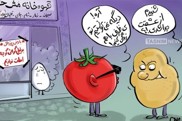 بدلیل گرانی‌گوجه، املت نداریم!