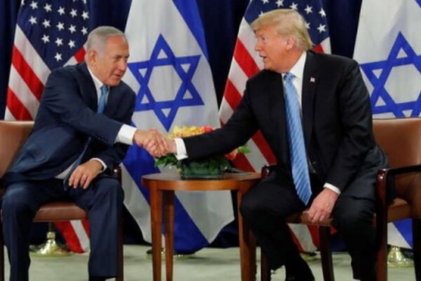 طرح صلح میان اسرائیلی‌ها و فلسطینی‌ها در گفتگوی ترامپ و نتانیاهو