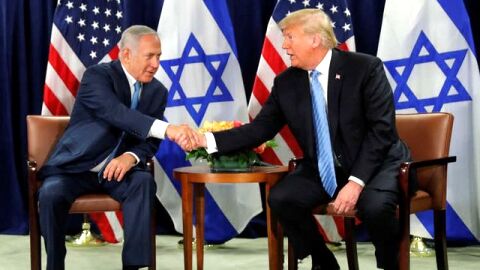 طرح صلح میان اسرائیلی‌ها و فلسطینی‌ها در گفتگوی ترامپ و نتانیاهو
