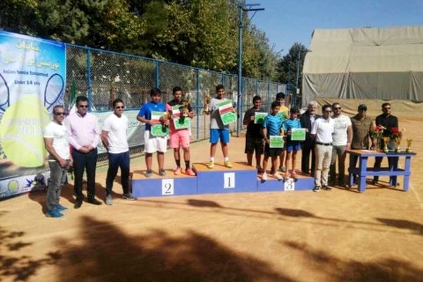 پسران تنیسور زیر 14 سال ایران ،قهرمان مسابقات تور تنیس آسیا