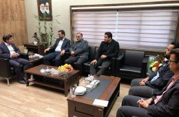 دیدار مدیران تیم پدیده‌ با مدیرکل ورزش و جوانان