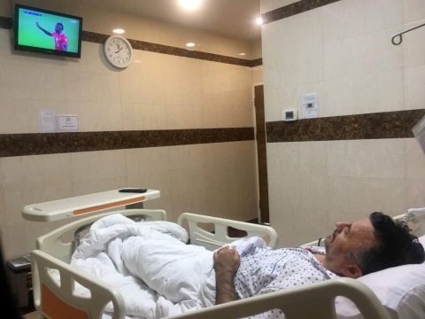 تجربه دیدن بازی پرسپولیس در ICU (عکس)